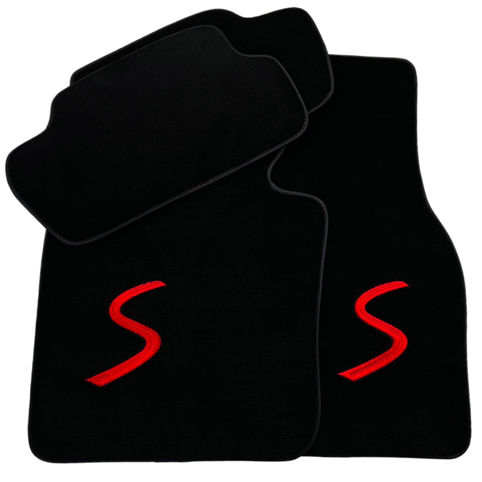 Black Floor Mats for Mini Cooper F56 (2013-2022) - AutoWin