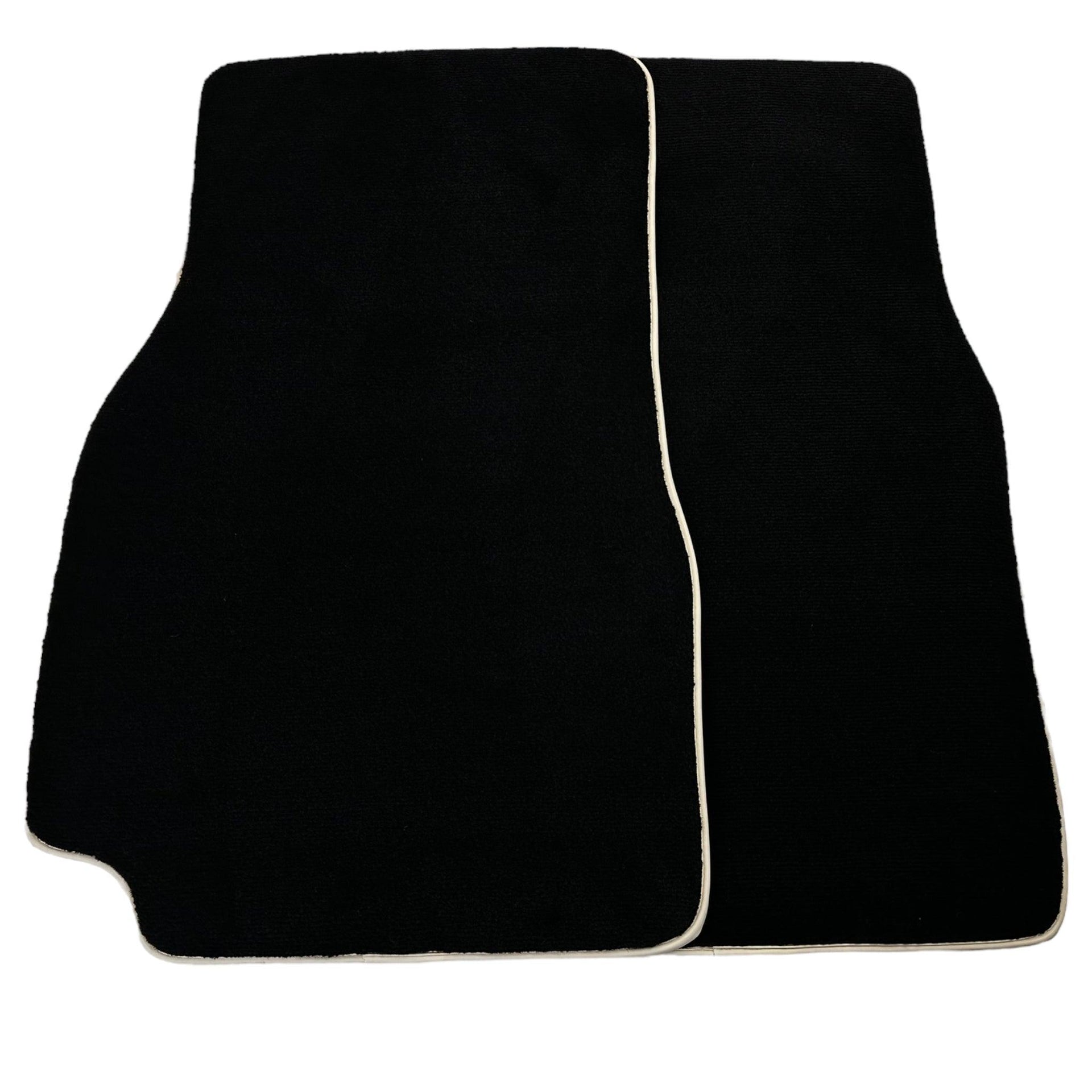 Black Floor Mats for Nissan Patrol (1988-1998) | Beige Trim - AutoWin