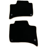 Black Floor Mats for Porsche Cayenne (2010-2018) ER56 Design - AutoWin