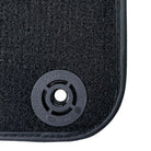 Black Floor Mats for Porsche Macan (2014-2023) with Bordeaux Nappa Leather | ER56 Design - AutoWin