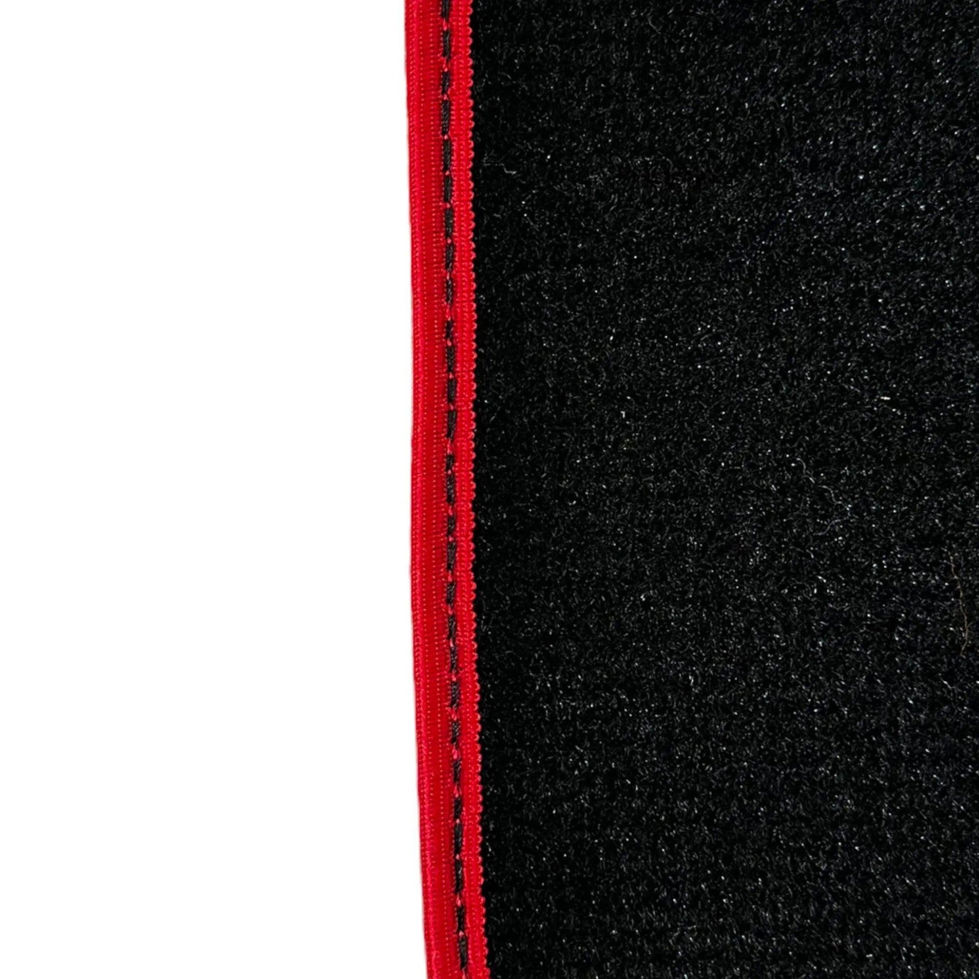Black Floor Mats for Toyota Camry (1997-2001) with Red Trim - AutoWin