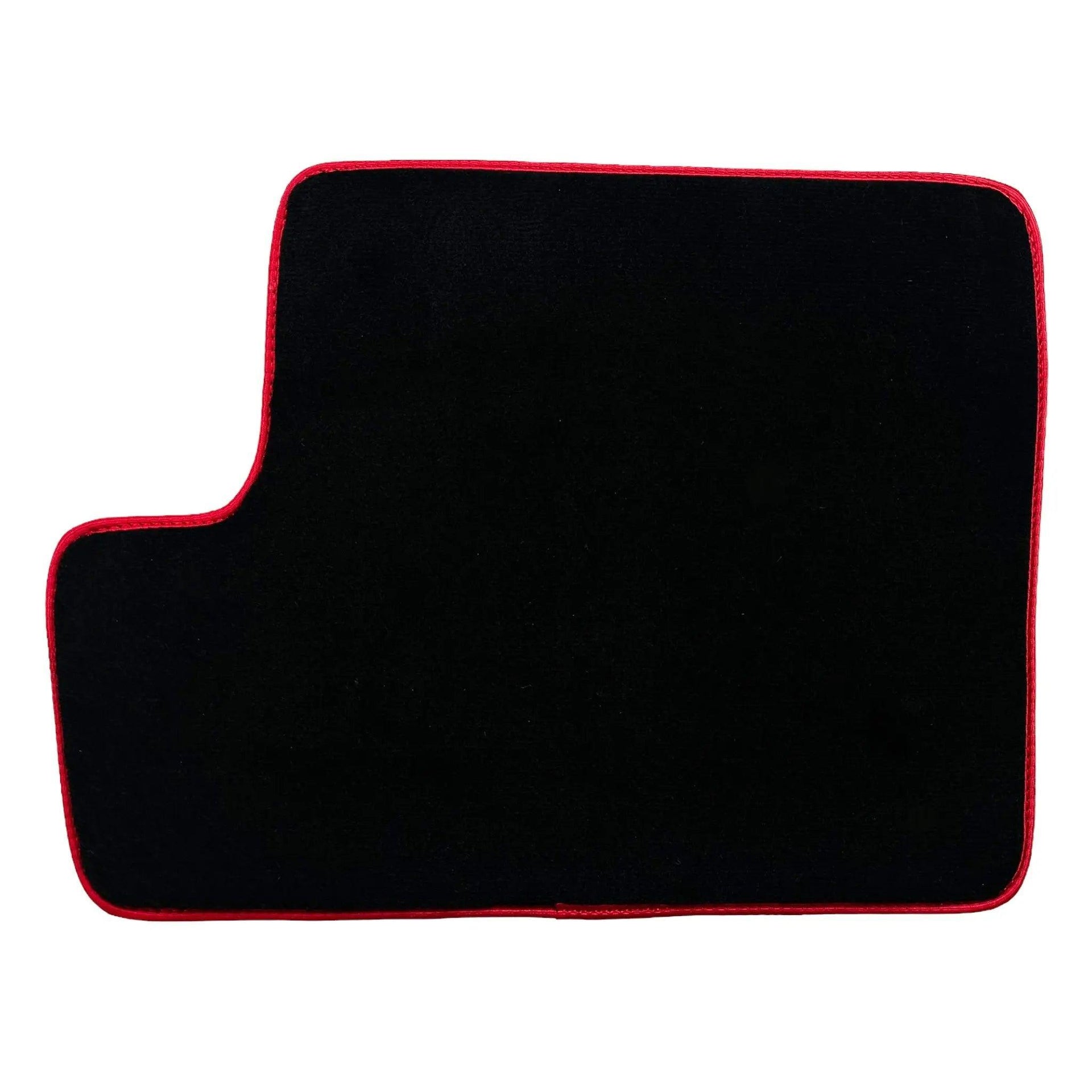 Black Floor Mats For Toyota RAV4 (2000-2003) ER56 Design with Red Trim - AutoWin