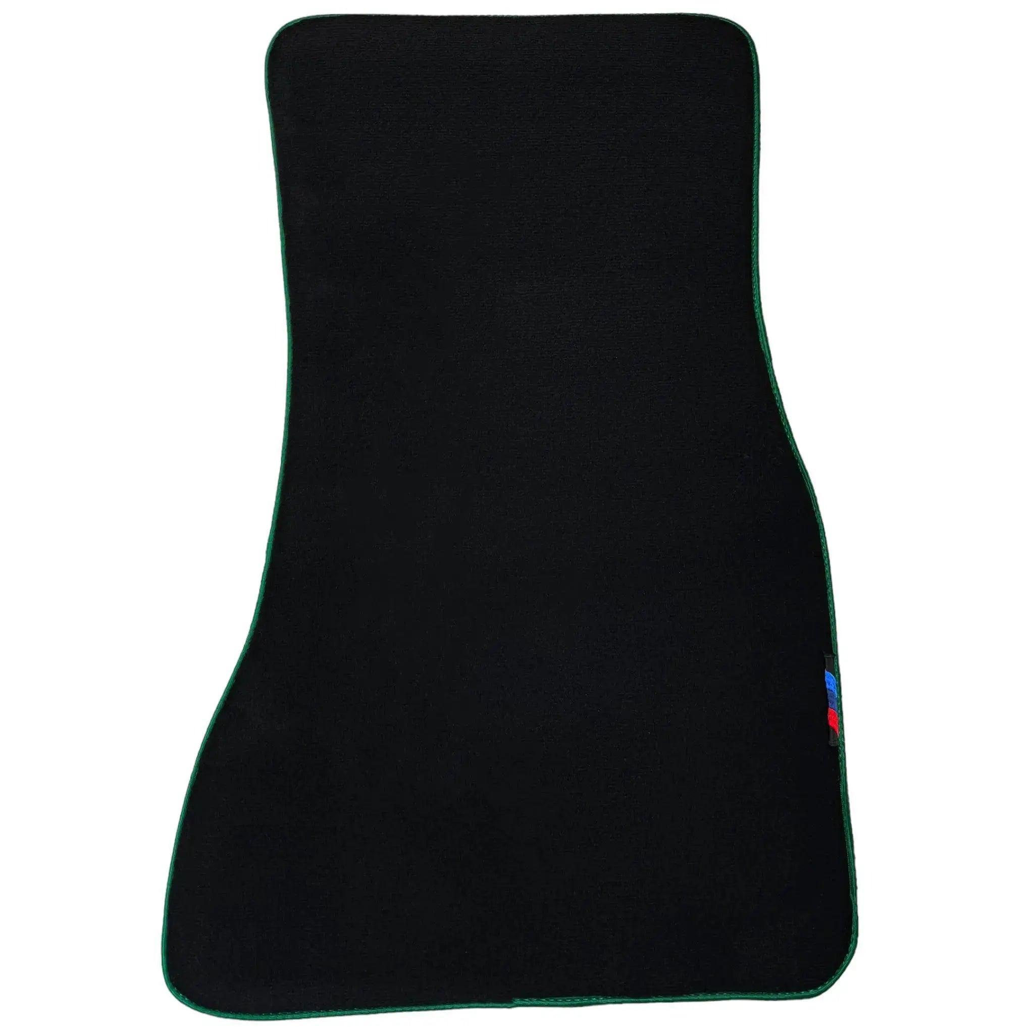 Black Mats For BMW 3 Series E30 2-doors Coupe | Green Trim - AutoWin