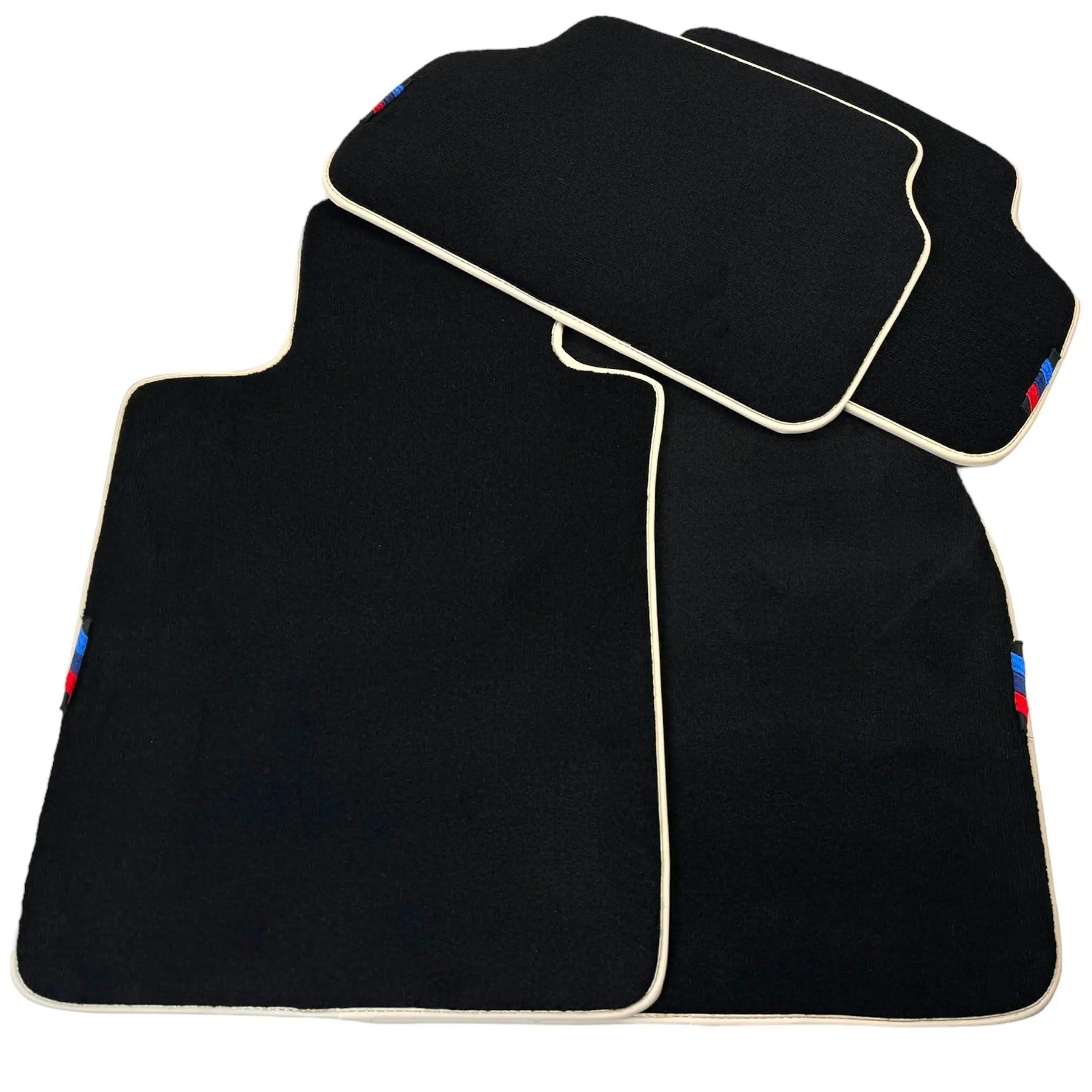 Black Mats For BMW 5 Series G30 | Beige Trim - AutoWin