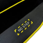 Black Mats For BMW M5 E60 | Fighter Jet Edition | Yellow Trim - AutoWin