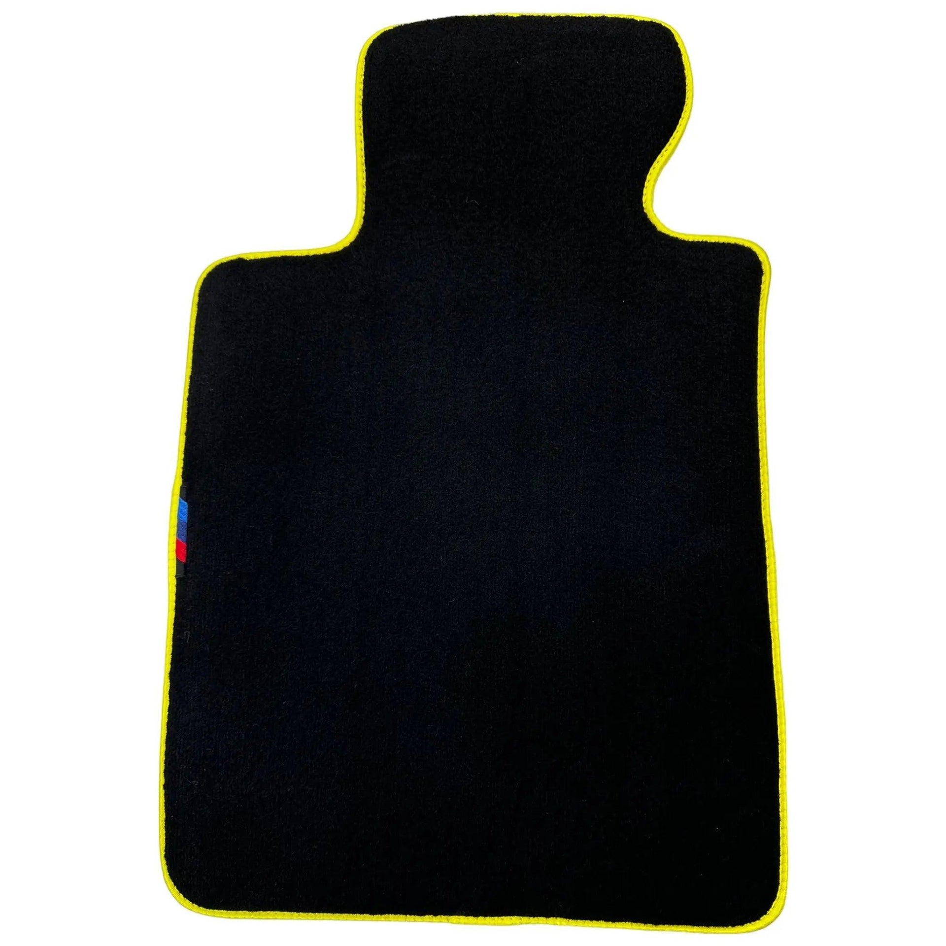 Black Mats For BMW X3 - E83 SUV | Yellow Trim - AutoWin