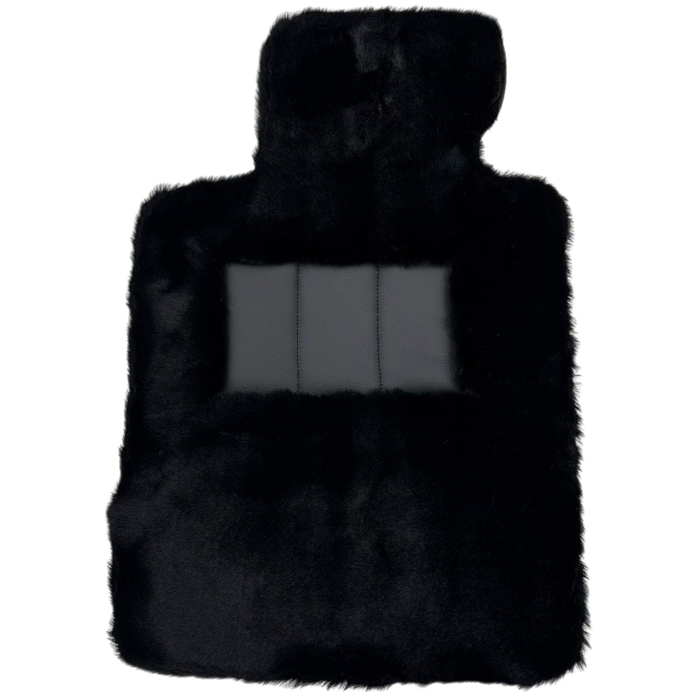 Black Sheepskin Floor Mats for Rolls-Royce Dawn (2016-2023) No Steps Edition - AutoWin