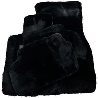 Black Sheepskin Floor Mats for Rolls-Royce Ghost Series II (2021-2024) No Steps Edition - AutoWin