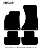 Blue Floor Mats for Audi A4 - B8 Avant (2008-2015) | ER56 Design - AutoWin