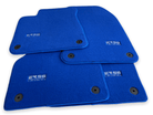 Blue Floor Mats for Audi A6 - C6 Avant Long (2004-2008) | ER56 Design - AutoWin