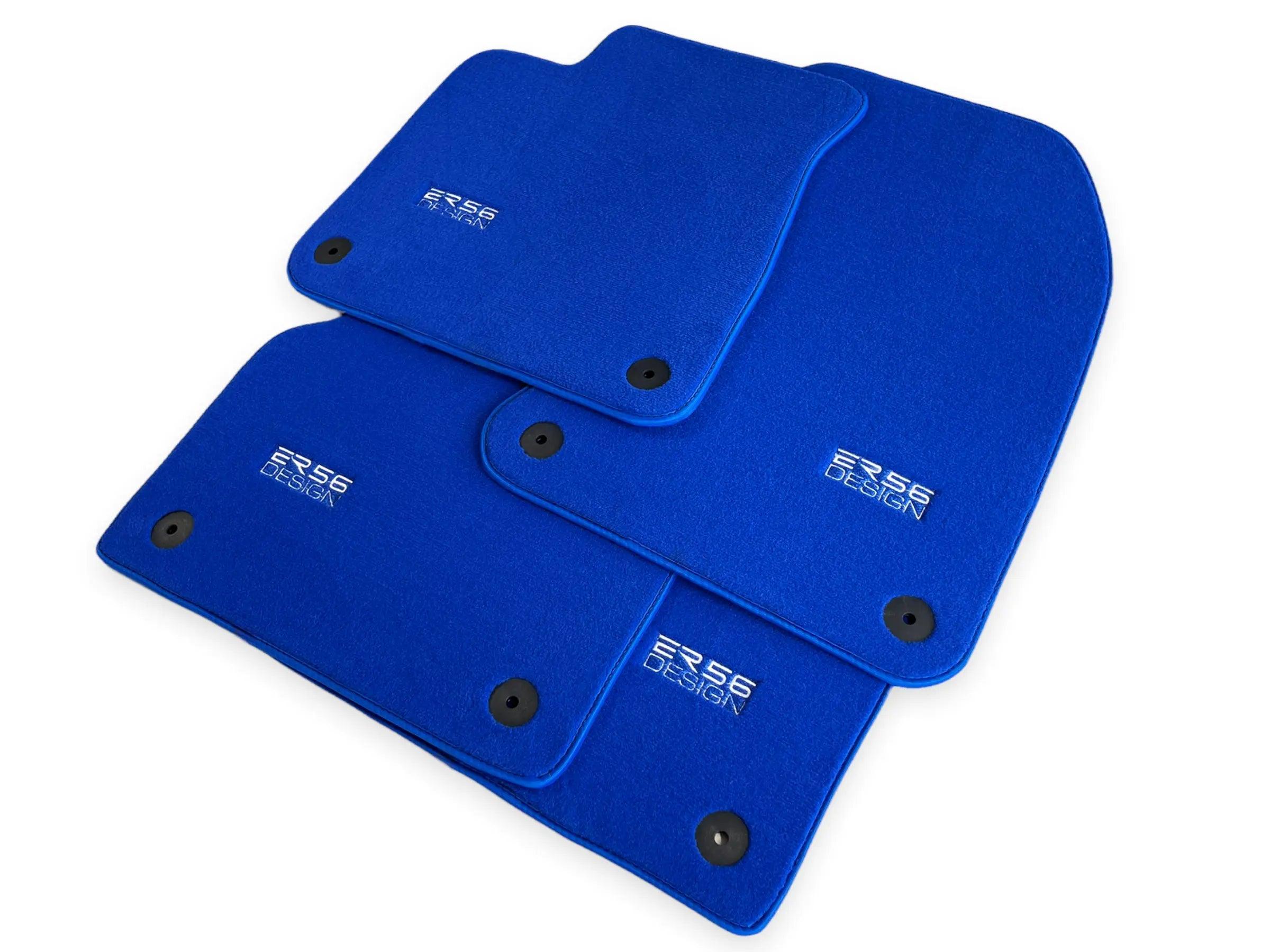 Blue Floor Mats for Audi Q8 e-tron Sportback (2023-2025) | ER56 Design - AutoWin