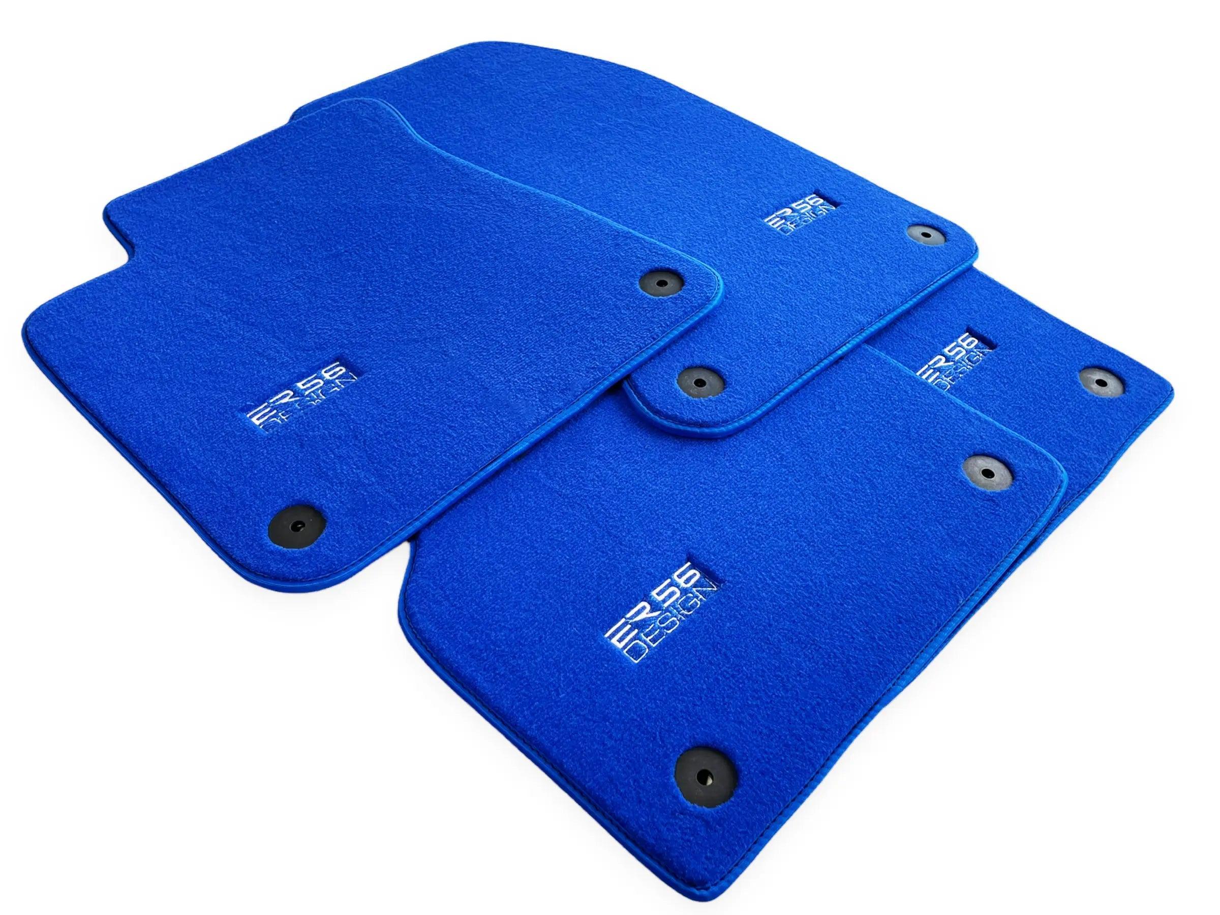 Blue Floor Mats for Audi Q8 e-tron Sportback (2023-2025) | ER56 Design - AutoWin