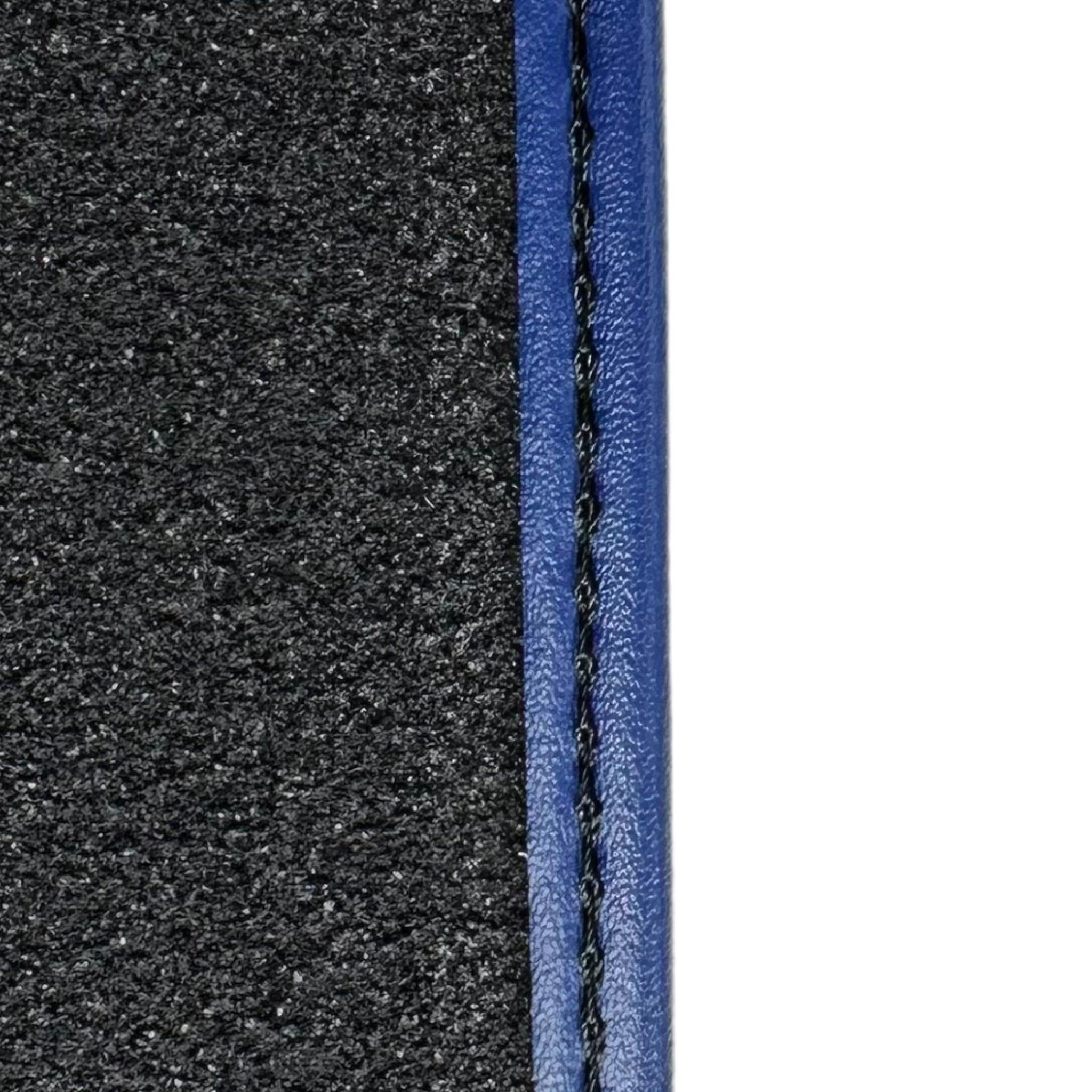 Blue Floor Mats For Bentley Flying Spur (2005-2013) with Leather - AutoWin