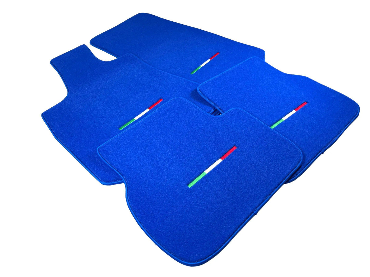 Blue Floor Mats For Maserati Coupé (2001-2007) Italy Edition - AutoWin