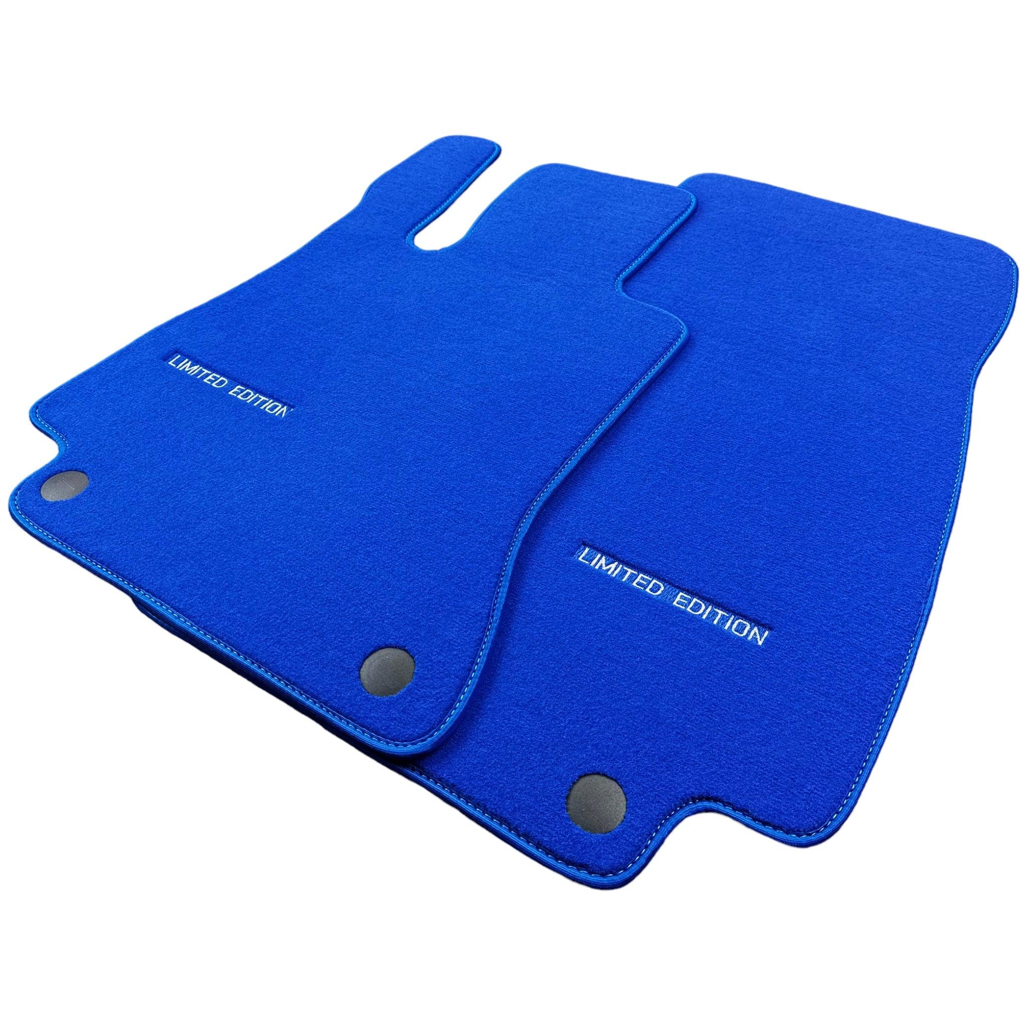 Blue Floor Mats For Mercedes Benz GLS-Class X167 Maybach (2020-2023) | Limited Edition