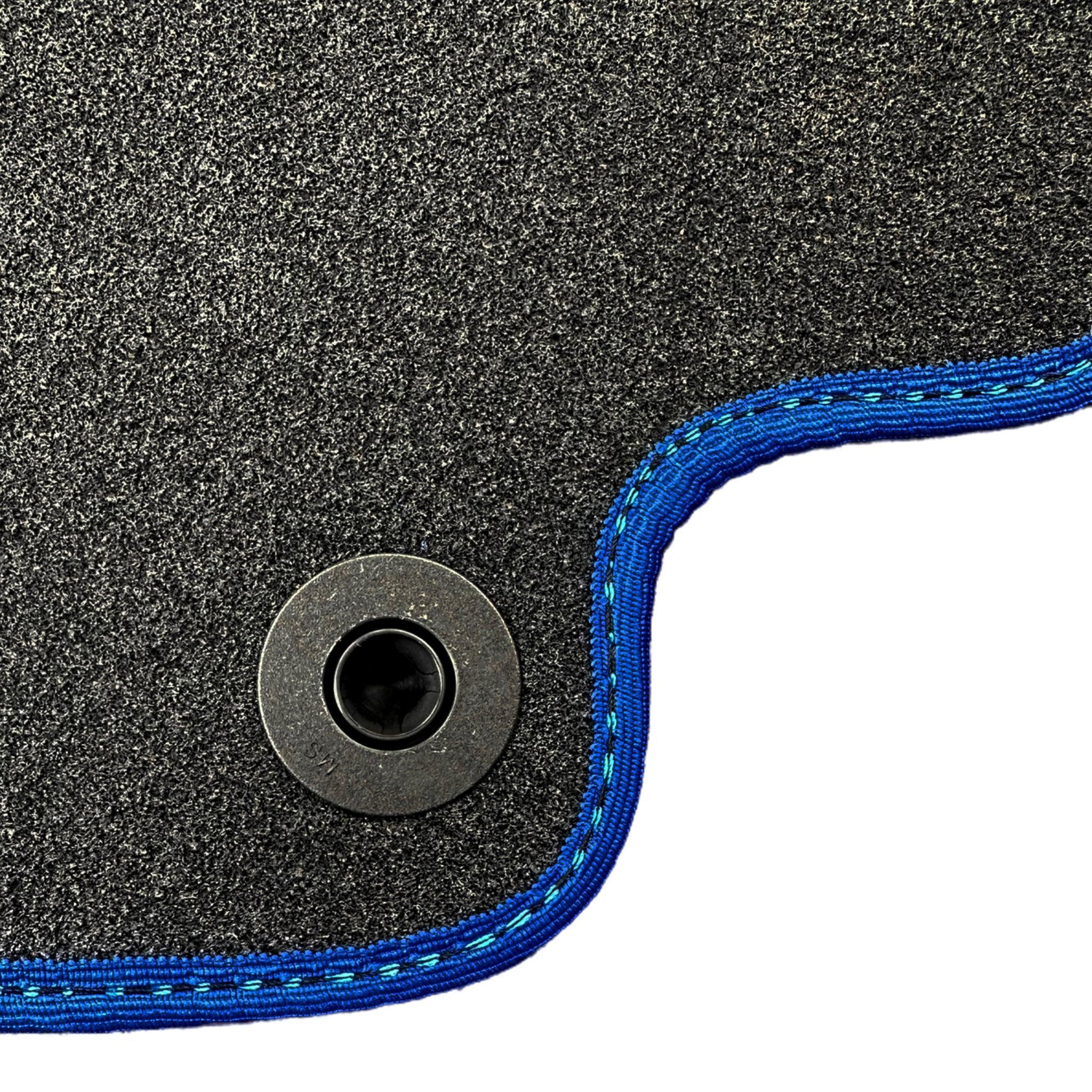 Blue Floor Mats For Mercedes Benz E-Class W213 Sedan (2016-2020) | Limited Edition - AutoWin