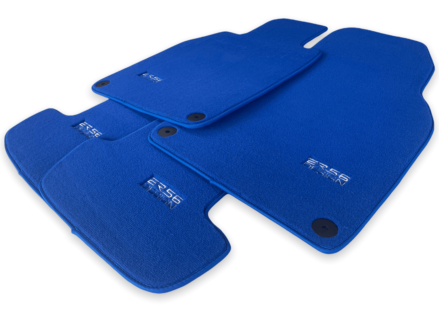 Blue Floor Mats for Porsche Cayenne (2003-2010) | ER56 Design - AutoWin