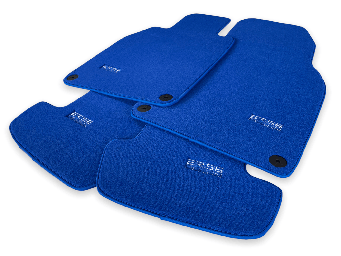 Blue Floor Mats for Porsche Cayenne (2018-2023) | ER56 Design - AutoWin