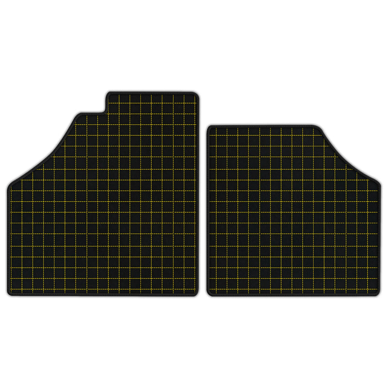 Tapetes de couro Sob medida com padrão quadrado para Ferrari Enzo (2002-2004)