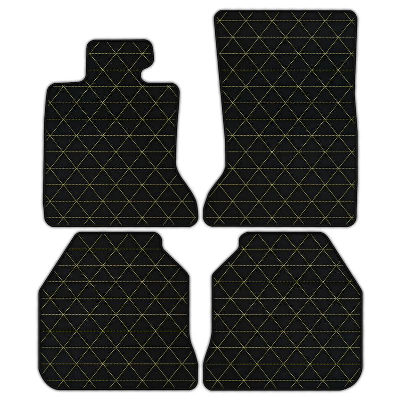 Tapetes de couro Sob medida com padrão triangular para Rolls Royce Ghost Series I (2010–2020)