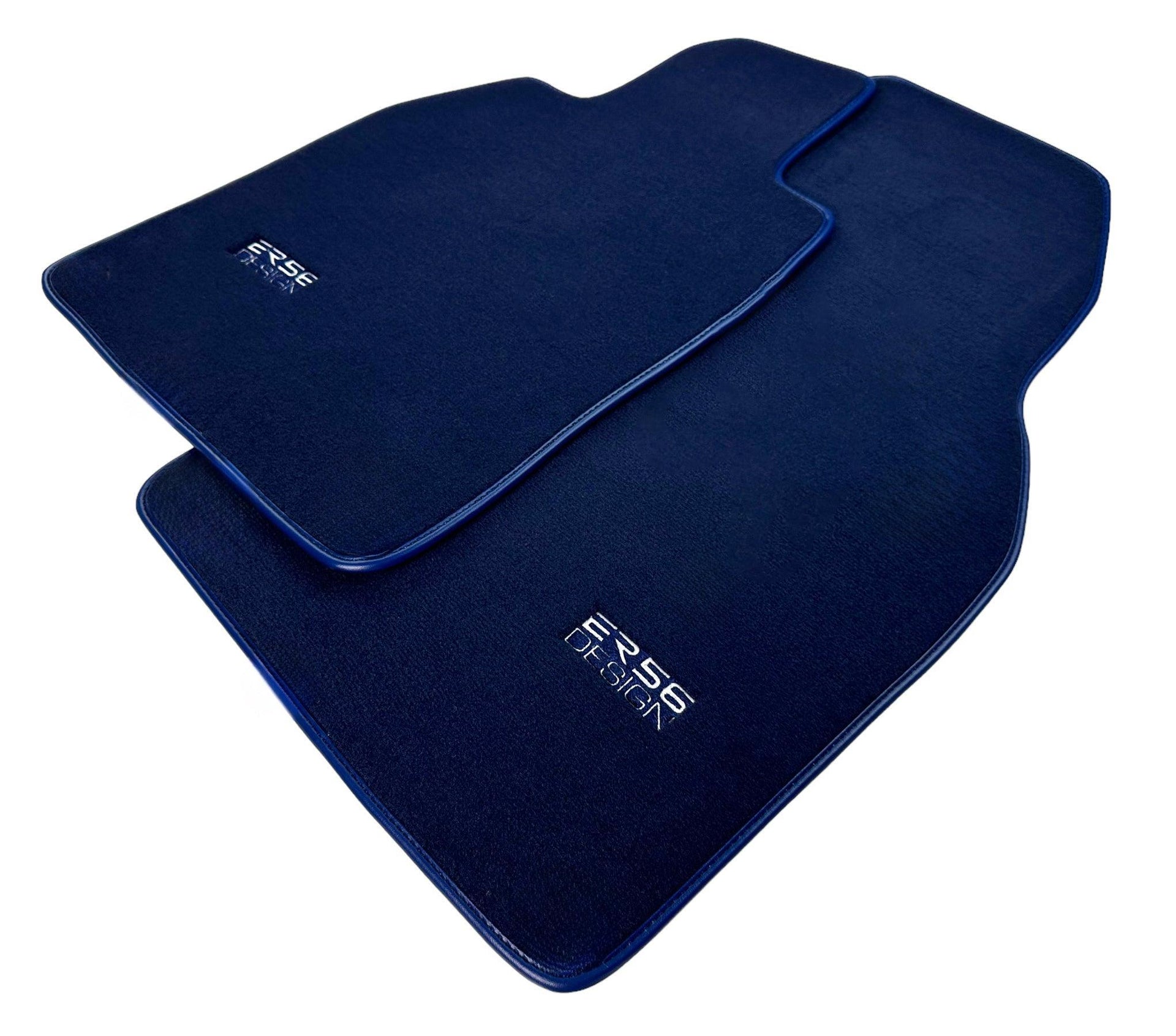Dark Blue Floor Mats for Porsche 987 Cayman (2009-2012) | Er56 Design - AutoWin