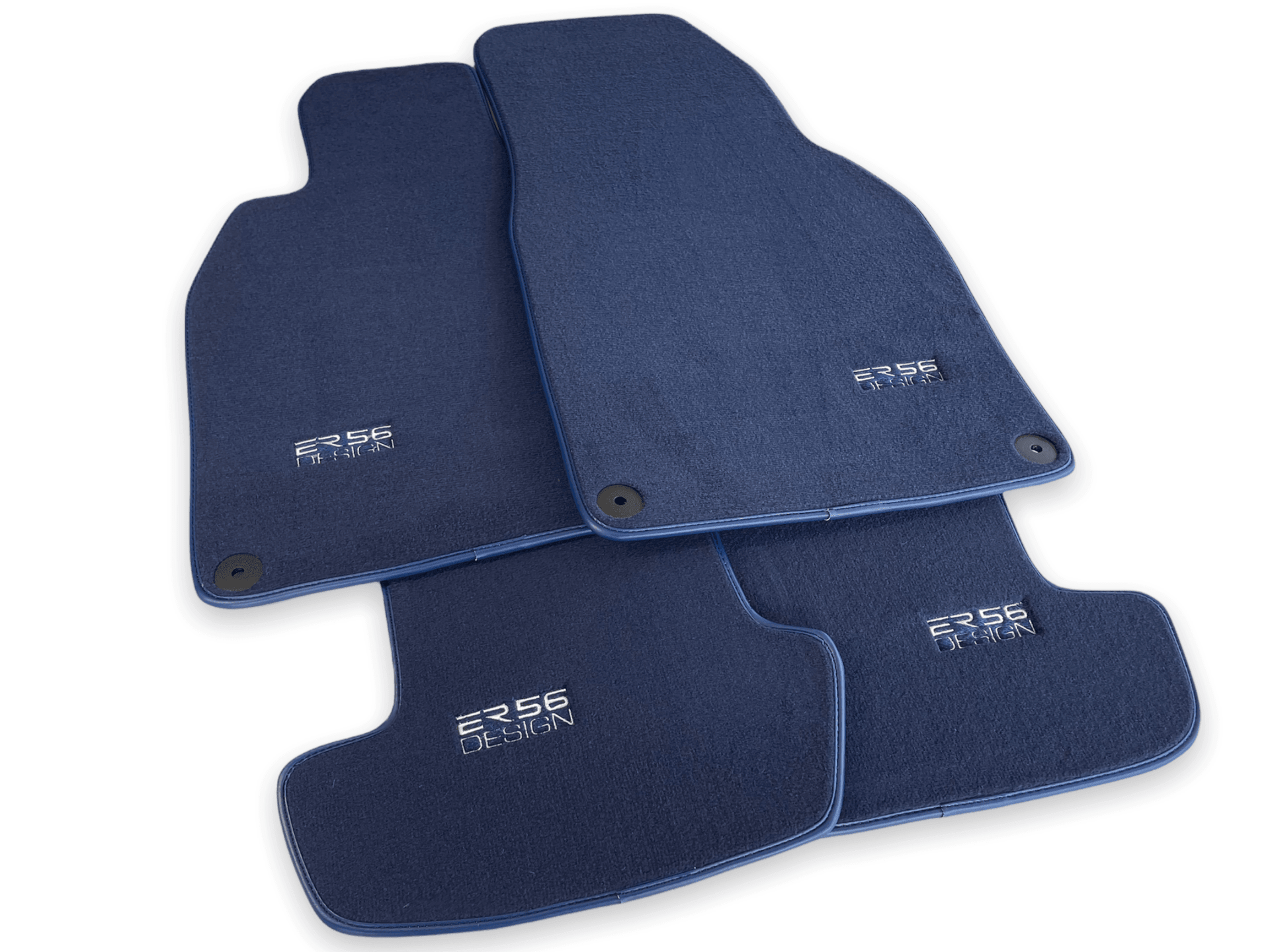 Dark Blue Floor Mats for Porsche Cayenne (2010-2018) | ER56 Design - AutoWin