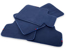 Dark Blue Mats For BMW M5 E34 With M Package - AutoWin