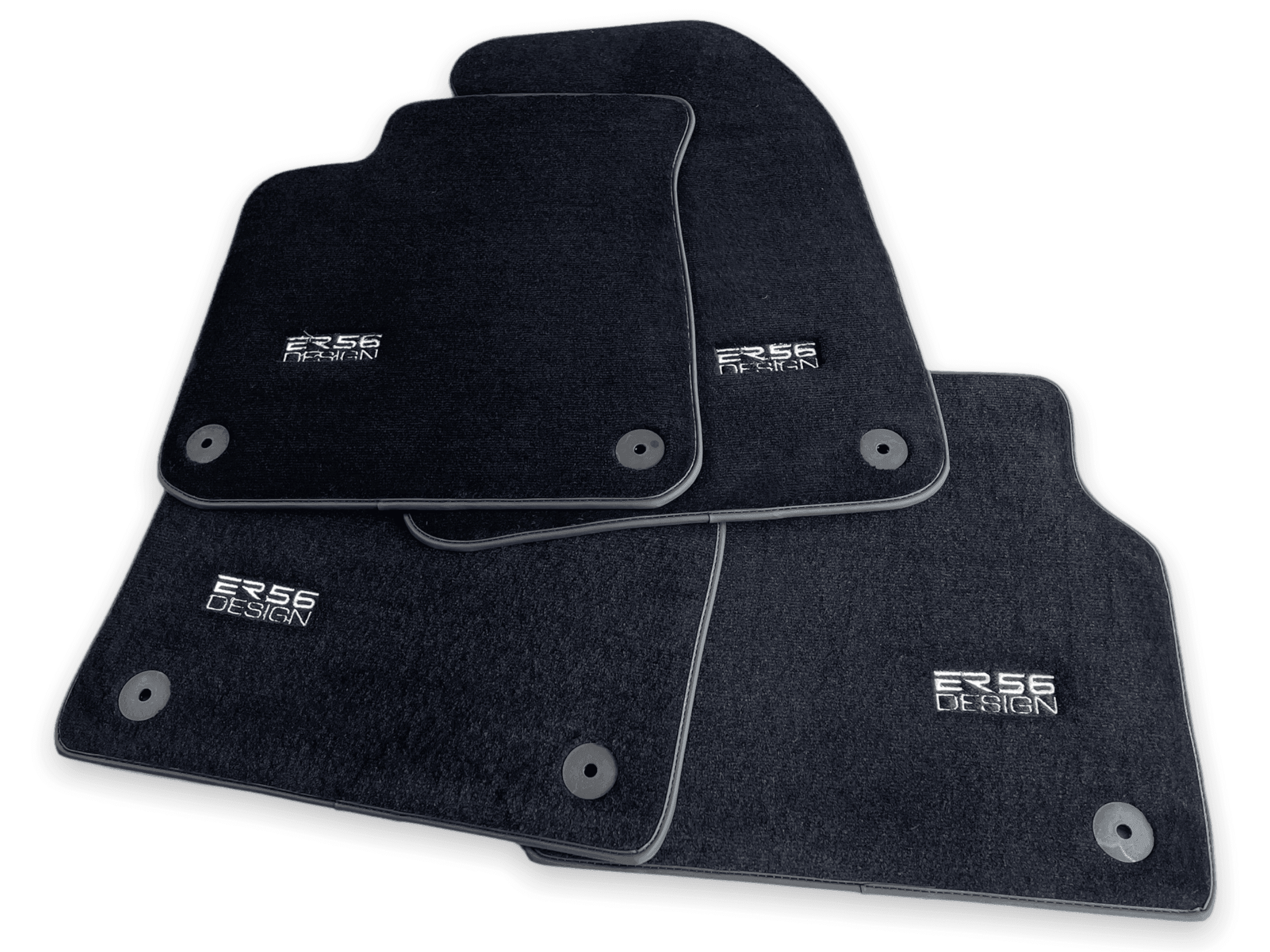 Floor Mats for Audi A5 - 8F7 Convertible (2009-2017) ER56 Design - AutoWin