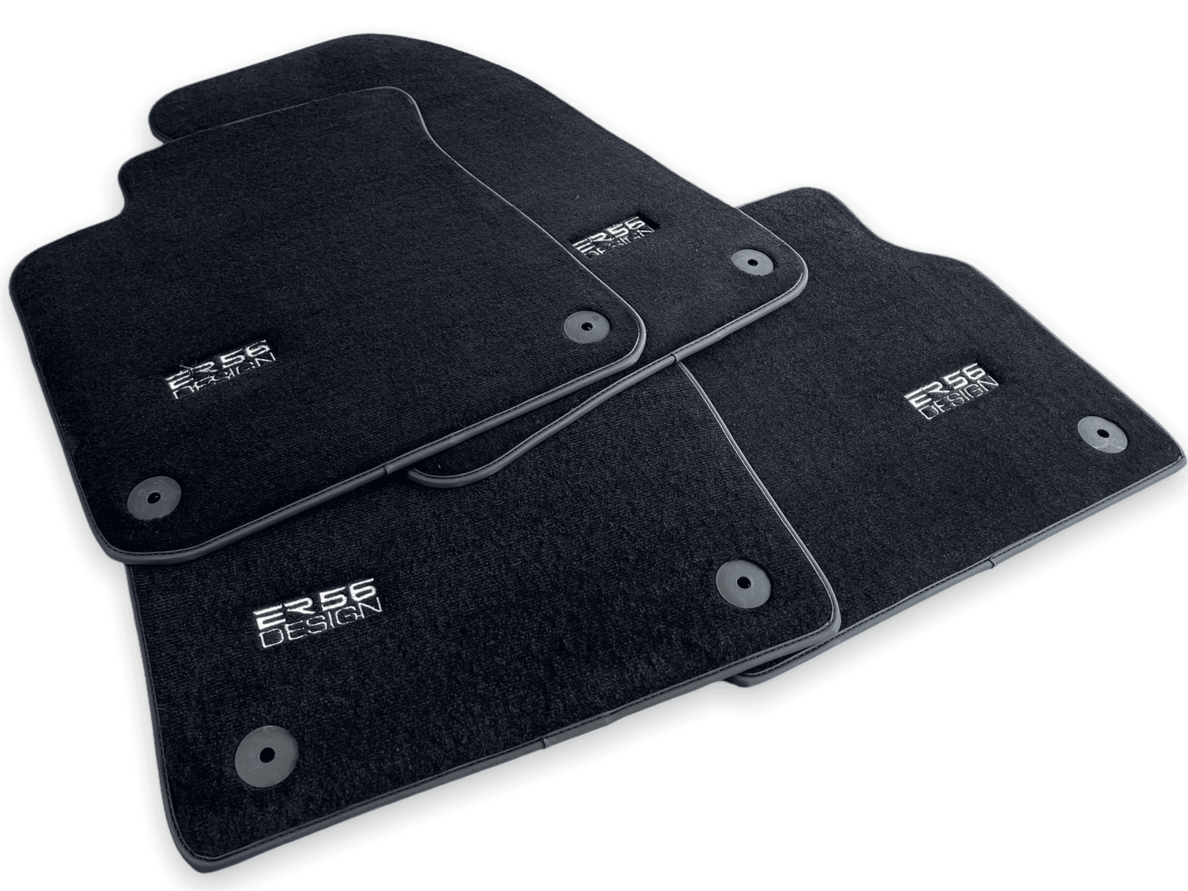 Floor Mats for Audi A5 - 8F7 Convertible (2009-2017) ER56 Design - AutoWin