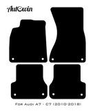 Floor Mats for Audi A7 - C7 (2010-2018) ER56 Design - AutoWin