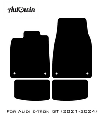 Floor Mats for Audi e-tron GT (2021-2024) ER56 Design - AutoWin