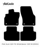 Floor Mats for AudiQ3 F3 Sportback (2018-2024) ER56 Design - AutoWin