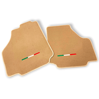 Floor Mats For Ferrari 488 Pista Spider (2019-2021) Beige Autowin Brand Italian Edition