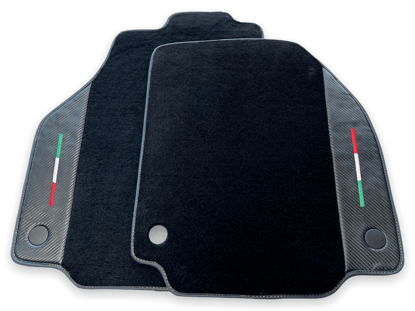 Floor Mats For Ferrari 488 GTB 2015-2022 Carpet With Carbon Fiber - AutoWin