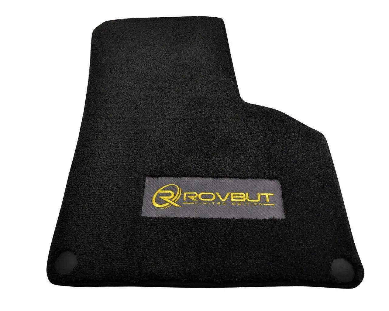 Floor Mats for Lamborghini Gallardo Leather Carbon Tailored ROVBUT Limited Edition - AutoWin