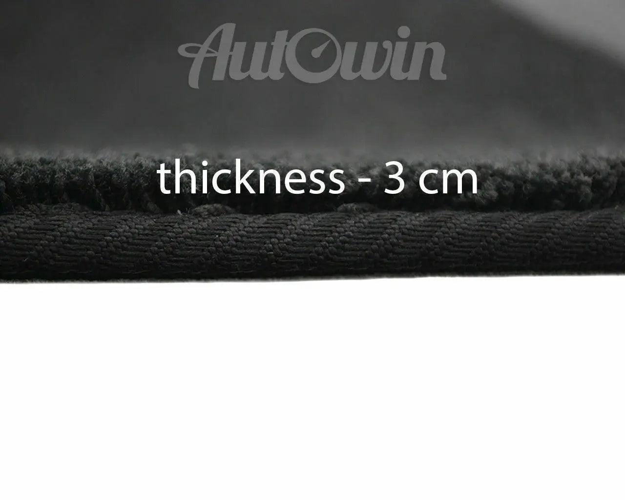 Floor Mats for Lamborghini Gallardo Leather Carbon Tailored ROVBUT Limited Edition - AutoWin