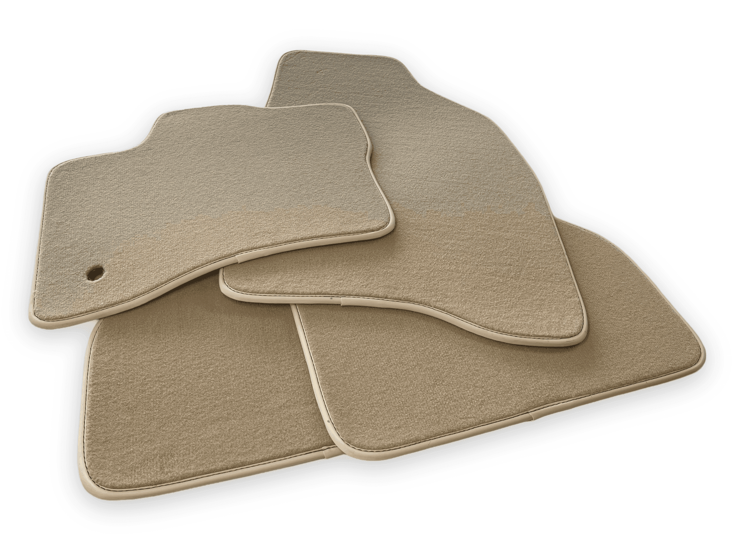 Floor Mats for Lincoln Continental (2017-2020) Sedan Beige Tailored Carpets - AutoWin