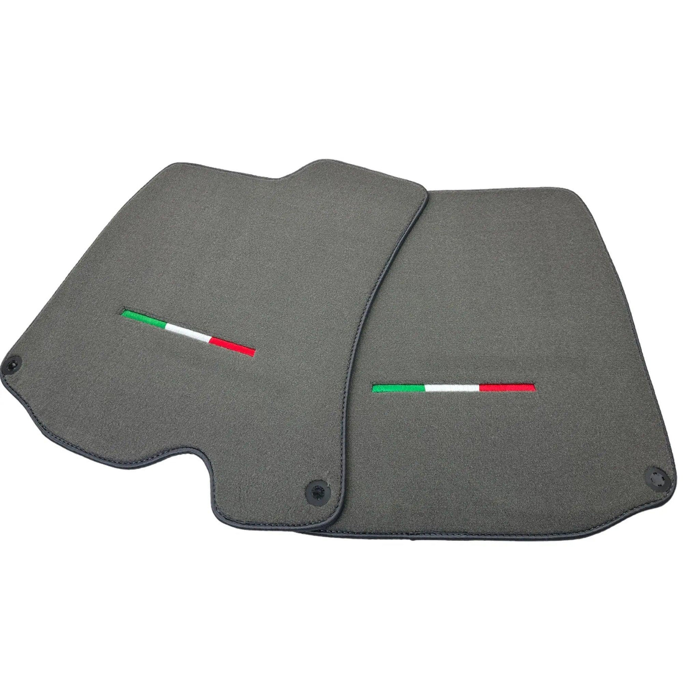 Gray Floor Mats For Ferrari Portofino (2018-2023) Italian Edition - AutoWin