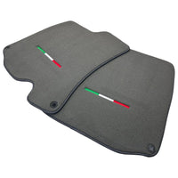 Gray Floor Mats For Ferrari Roma (2021-2024) Italian Edition - AutoWin