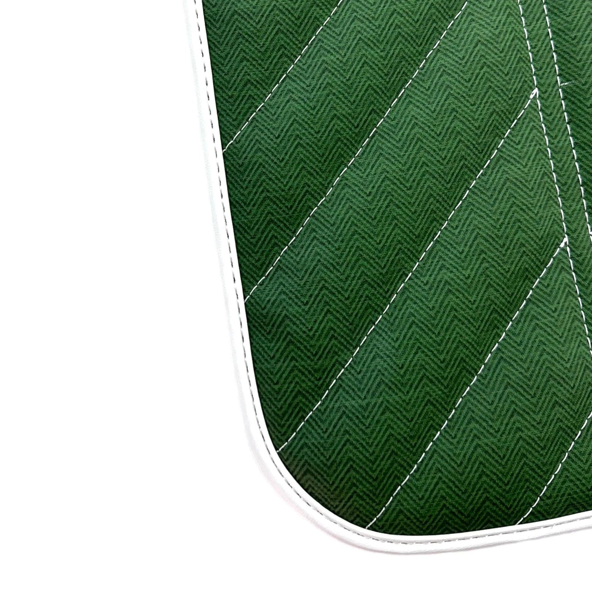 Green Leather Floor Mats For Rolls-Royce Spectre (2023-2024) ER56 Design - AutoWin