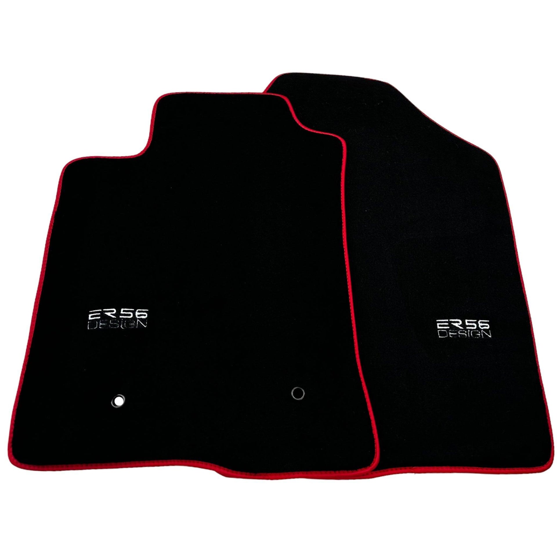 Black Floor Mats For Toyota Corolla Verso (2004-2009) ER56 Design - AutoWin