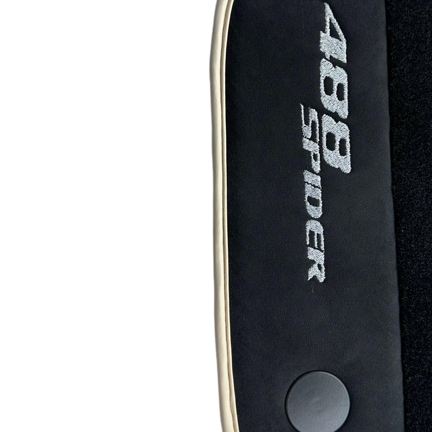 Black Floor Mats For Ferrari 488 Spider 2015-2022 - AutoWin