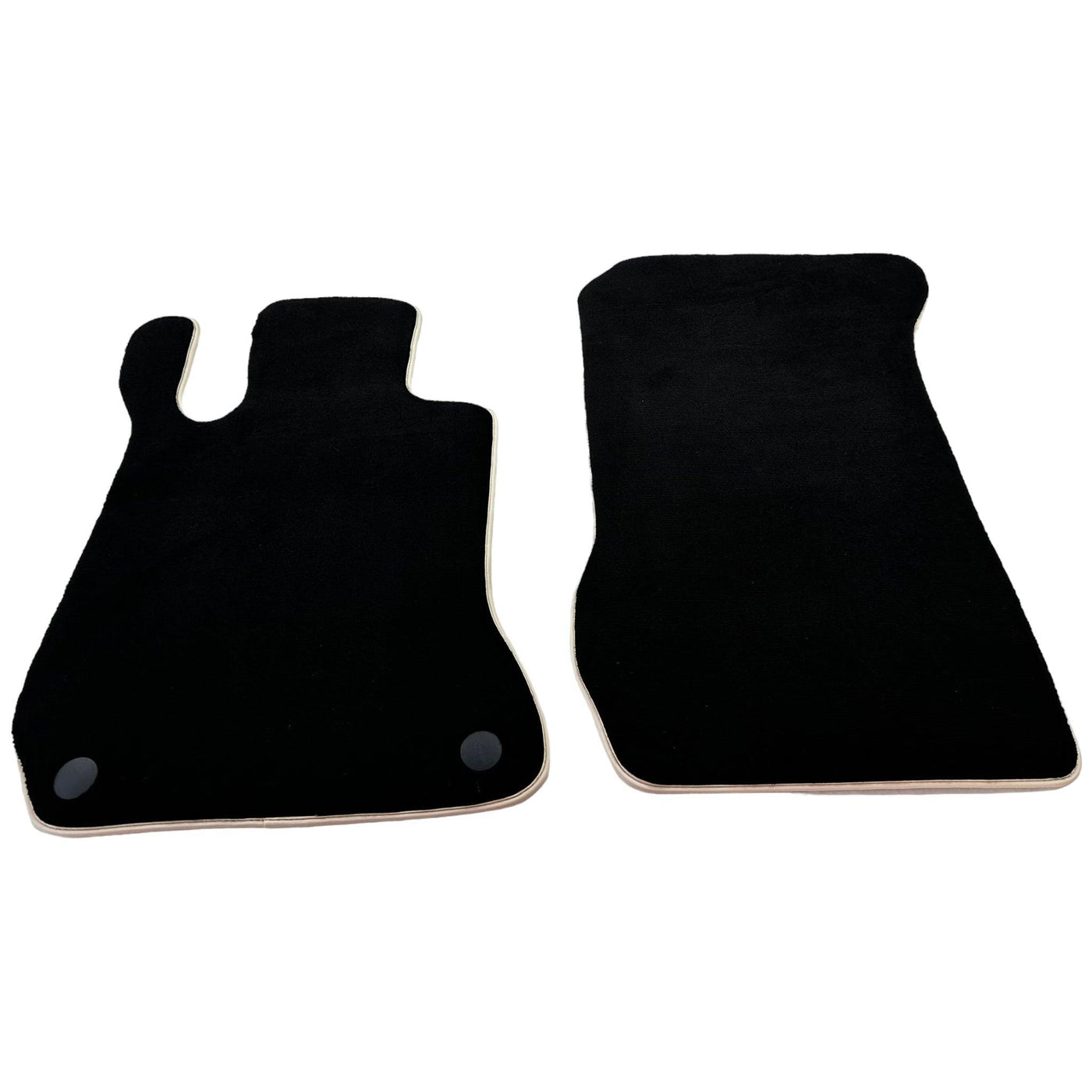 Black Floor Mats For Mercedes-Benz C-Class W204 (2007-2014) - AutoWin