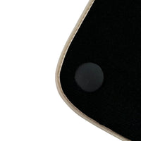 Black Floor Mats For Mercedes Benz C-Class W203 (2000-2007) - AutoWin