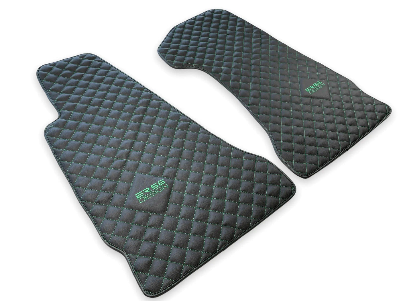 Leather Floor Mats For Aston Martin Vanquish (2012–2018) ER56 Design - AutoWin