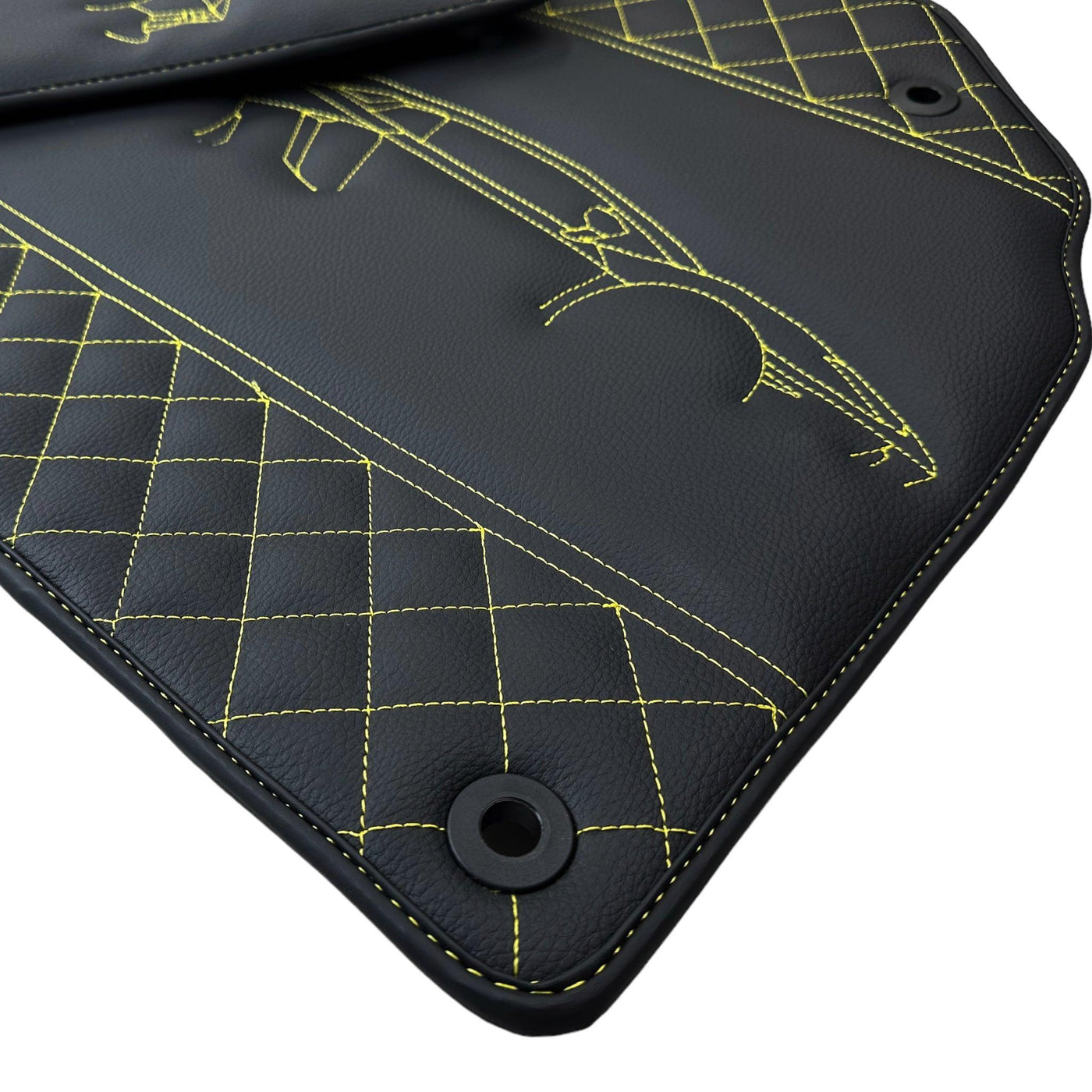 Leather Floor Mats for Lamborghini Aventador SV SVJ - AutoWin
