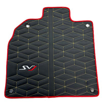 Leather Floor Mats for Lamborghini Aventador SVJ Limited Edition - AutoWin