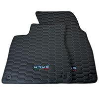 Leather Floor Mats for Lamborghini Urus with Blue Stitching - AutoWin
