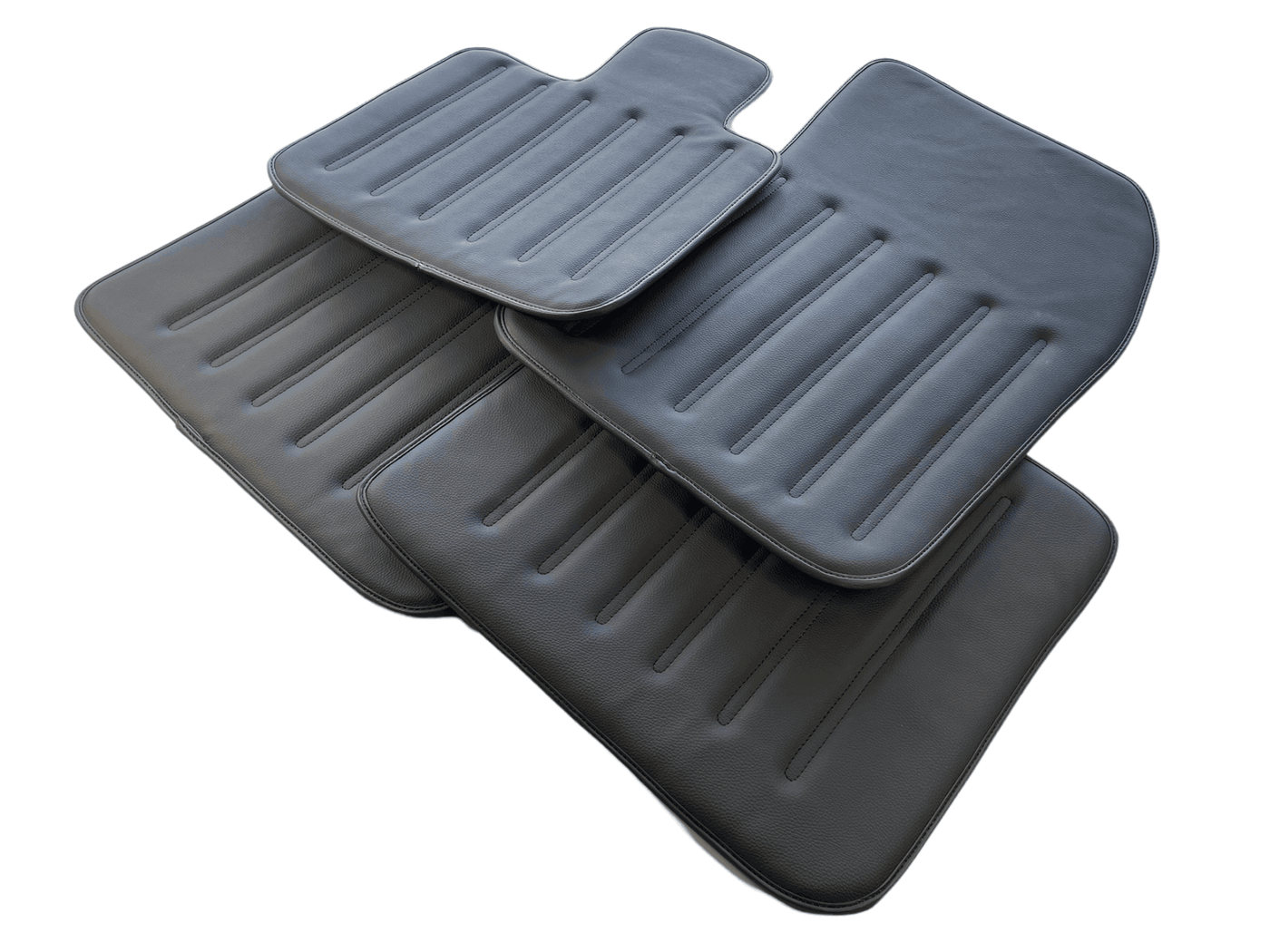 Leather Floor Mats For Rolls Royce Spectre (2023-2024) Black - AutoWin