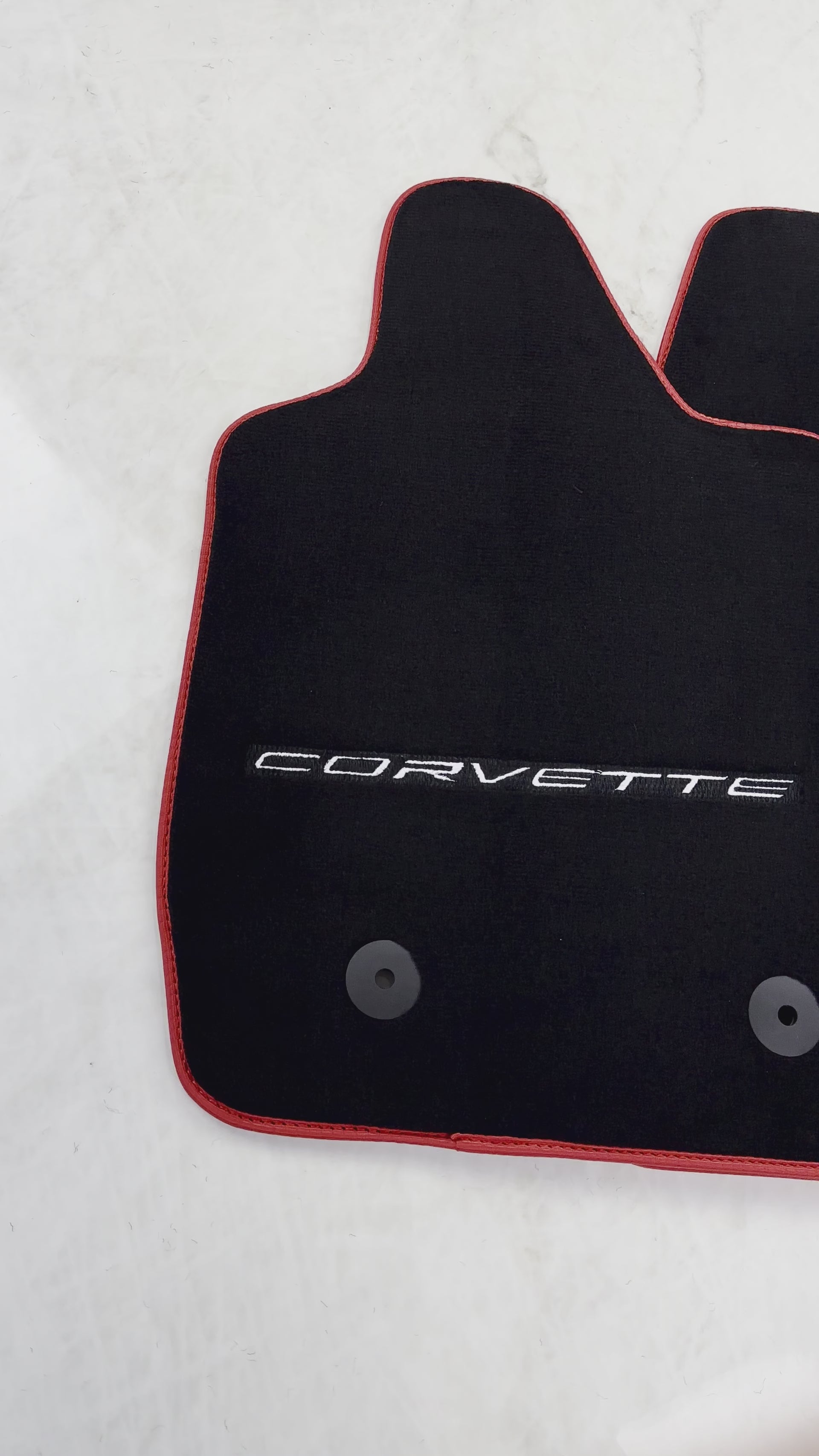 Tapetes de Carro Pretos para Chevrolet Corvette C7 Targa Top (2014-2019) - AutoWin